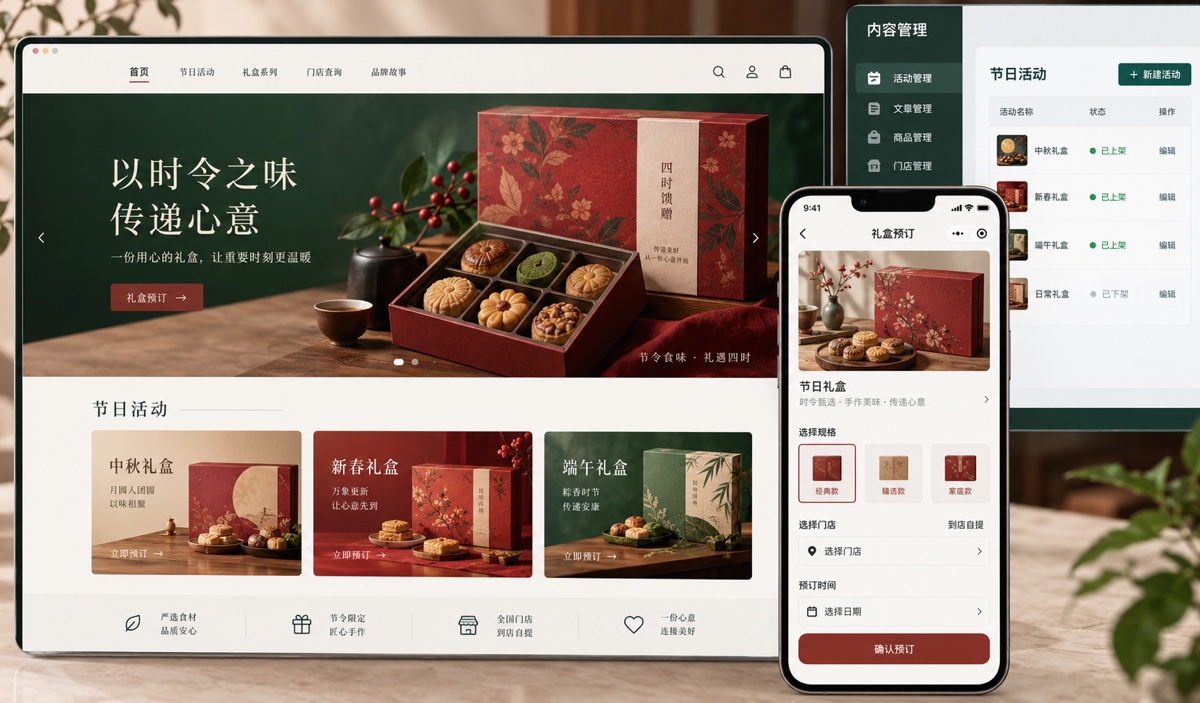 食品品牌官网与小程序商城